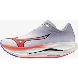 Mizuno Wave Rebellion Flash 3 Competition Running Shoe Men - White, Coral, Size 9 - white