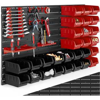 Smådele magasin med 28 stabelkasser og værktøjsholdere - pr. stk.