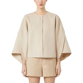 Max Mara Ovada wool and cashmere jacket - beige - XXS