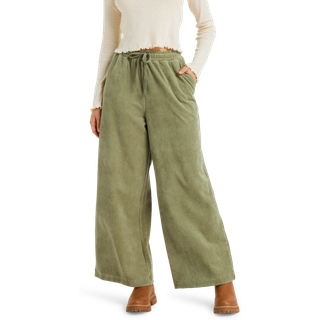 Roxy Lekeitio Knit Bukser - XS - oil green