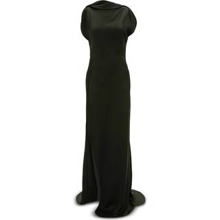 Victoria Beckham CrÃªpe satin gown - black - M