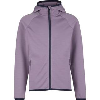Heber Peak Kid's MerinoBlend SaplingHe. II Hoody Hætte med lynlås Børn størrelse 164 farve pink