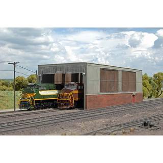 Bachmann Industries Double Stall Shed