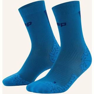 CEP Women's Pro Run Ultralight Socks Mid Cut Løbesokker Damer størrelse II farve blå