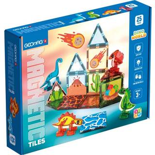 Geomag  Magnetisk Byggesæt Dino World 25 Dele