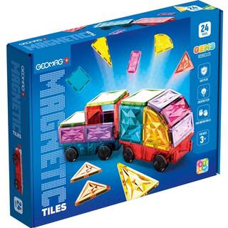 Geomag  Magnetisk Byggesæt Transportmiddel 24 Dele
