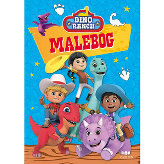 Lindhardt og Ringhof Dino Ranch malebog