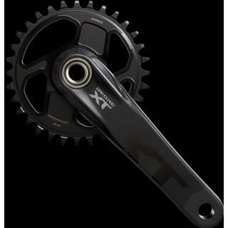 Shimano XT M8200 kranksæt 1x12 speed uden klinge - Længde på pedalarm 175 mm