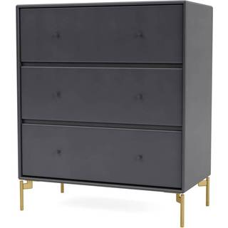 Montana CARRY kommode med ben - 36 Coal (8-12 ugers Levering) - Messing
