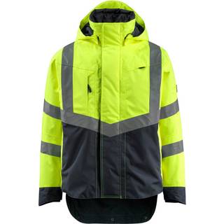 MASCOT SAFE SUPREME Harlow skaljakke, hi-vis gul/mørk marine - XL