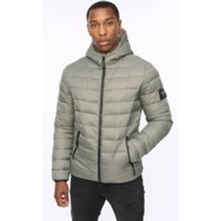 Crosshatch Dame Gennemkørt Puffer Jakke Salvie