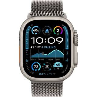 Apple Watch (38/40/SE/41/42mm) Lippa Titanium Rem - inkl. Lås - Sølv