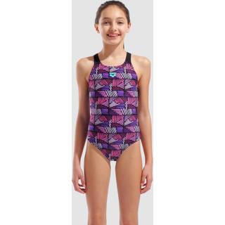 Arena Girl's Candies Swimsuit Swim Pro Back L Badedragt Børn størrelse 164 farve lilla