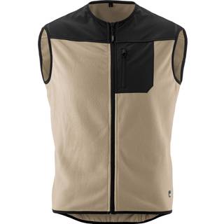 Gonso Adventure Vest Fleece Cykelvest Herrer størrelse M farve beige