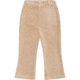 Thilde Ottoman Velour Bukser, Biscuit, 104 cm