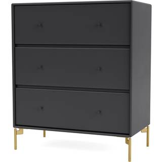 Montana CARRY kommode med ben - 04 Anthracite (8-12 ugers Levering) - Messing