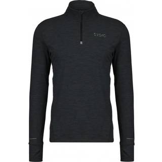 Stoic HelsingborgSt. Performance Longsleeve with Zip Løbeshirt Herrer størrelse XXL farve sort