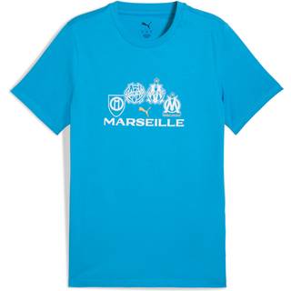 PUMA Olympique Marseille Culture T-Shirt, Blå