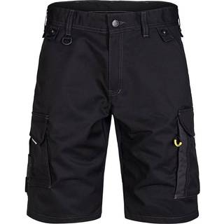 Engel 6362-740 X-treme shorts med stræk / Arbejdsshorts Sort/Antrazitgrå 108
