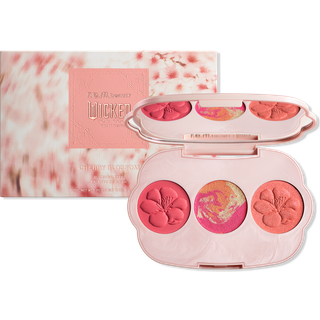 Rem Beauty - Wicked: For Good, Cherry Blossom - Blushpallette - Cherry Blossom Blush Palette Warm Coral - For Women - Gul##Pink##Multi