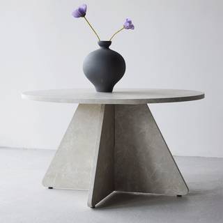 Bootcut loungebord 45x80x80cm MDF beige