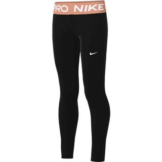 Nike Pro Dri-FIT-leggings til større børn (piger) - sort - XL