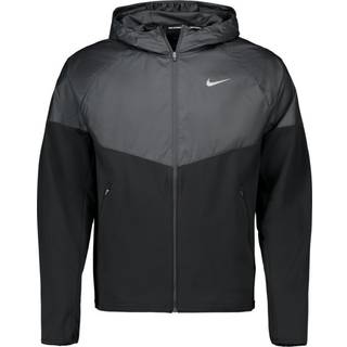 Nike Miler Running Jacket Men - Black, Anthracite, Size XL - black