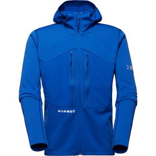 Mammut Eiger Nordwand Advanced Midlayer Hooded Jacket Fleecejakke Herrer størrelse M farve blå