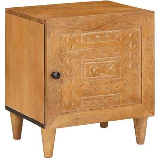 Natskab Lys Brun 40 x 33 x 46 cm Massivt akacietræ