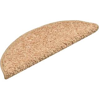 trappemåtter 30 stk. 56x17x3 cm guld halvrund