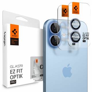 Spigen - iPhone 17 - Glass tR EZ Fit Optik Pro Kameralinsebeskyttelsesglas - 2 stk - Blå
