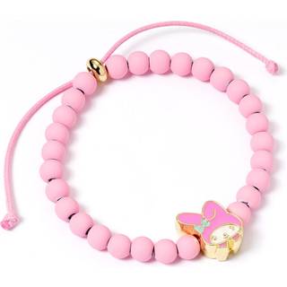 Hello Kitty Bracelet pink beads with My Melody Charm 21 cm