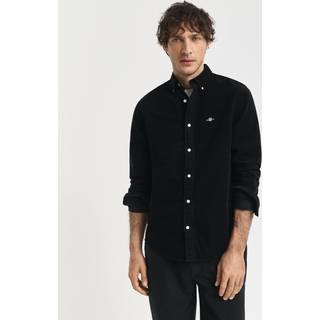GANT Regular Fit Corduroy Shirt Black