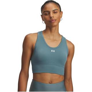 Under Armour Vanish Seamless Women's Mid Sports Bra Jasper Blue / White L