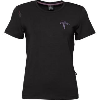 Chillaz Women's Iseo Mountain Logo T-Shirt T-shirt Damer størrelse 36 farve sort