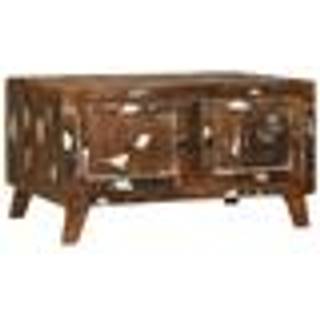 Sofabord Flerfarvet 80 x 54 x 45 cm Massivt genanvendt træ