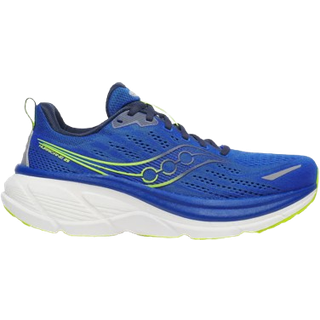 Saucony Hurricane 25 Stability Running Shoe Men - Blue, Lemon, Size 8 - blue