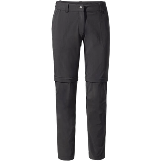 Vaude Women's Farley Stretch Zip Off Pants II Trekking bukser Damer størrelse 50 - Short farve sort