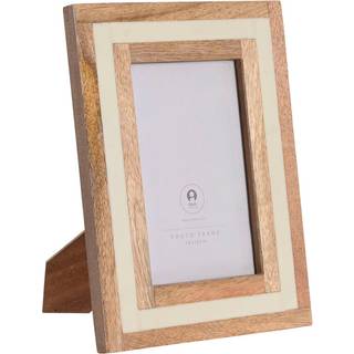 Fotoramme Home ESPRIT Hvid Natur Ben Mangotræ Urban