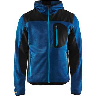 Blåkläder 4930 Strikket jakke med softshell / Strikket jakke med softshell - XL - Marineblå/Marineblå