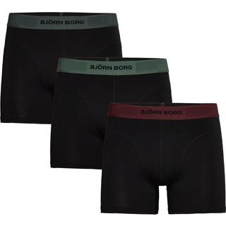 Björn Borg Organic Cotton Stretch Boxers 3-pack Sort, XXL