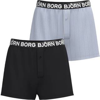 Björn Borg Cotton Stretch Logo Woven Boxers Shorts 2-pack Multi, XL