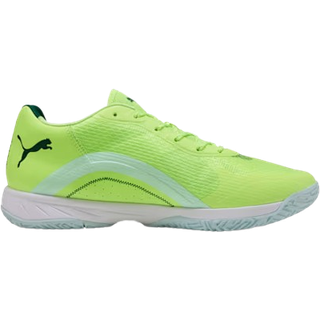 PUMA Accelerate Turbo 4 Handball Shoes Unisex, Shoes, Fizzy Light/Green Terrain/White, 37