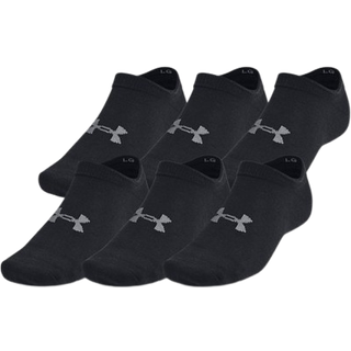 Strømper Under Armour Essential 6-Pack No-Show Socks 1382611-001 Størrelse XL