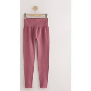 Next Pink Ribbed Seamless High Waist Leggings