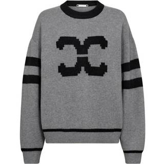 Co´Couture - Rowcc Coco Logo Knit 32214 - 138 - Light Grey