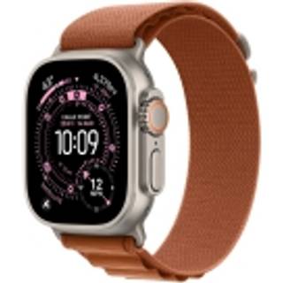 Apple 49mm Terra Cotta Alpine Loop - Large - Natural Titanium Finish