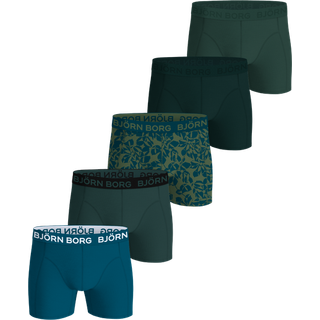 Björn Borg Cotton Stretch Boxers 5-pack Blå, S