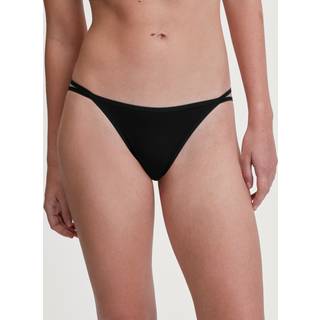 Calida Sleek Skin Low Cut Tanga Brief - Black - X-Small