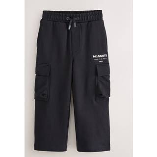 smALLSAINTS smALLSAINTS Black Underground Wide Leg Cargo Sweatpants
